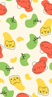 可爱水果图案背景