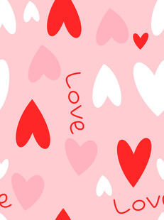 爱心图案背景浪漫爱意浓