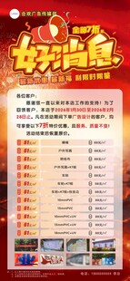好消息促销活动海报