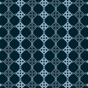 正方形几何花纹无缝图案