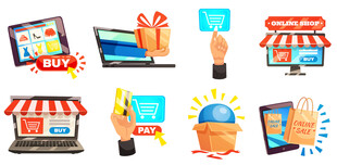 多样电商场景与购物元素