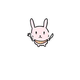 可爱卡通小兔子形象