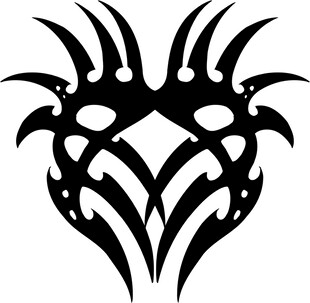 独特部落风纹身图案