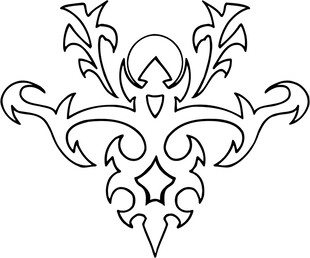 复古花纹图案设计元素