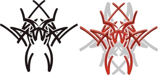 酷炫蜘蛛图案设计