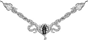 精致银色宝石项链