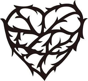 带刺的心形图案