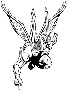 手握长剑的手臂