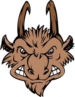 愤怒的长角怪物头像