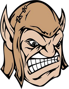 愤怒的兽人头像