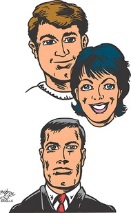 卡通风格人物头像