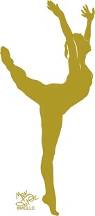 优雅芭蕾舞者剪影