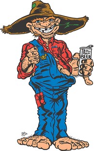 卡通稻草人形象