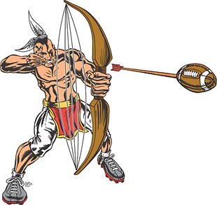 古希腊持弓战士形象