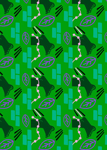 绿色几何图案纹理背景