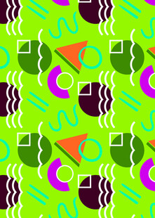 多彩几何图案背景纹理