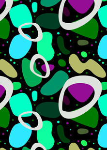 多彩几何图案抽象背景