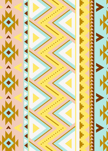 几何民族风图案纹理背景