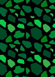 绿色不规则碎片图案背景