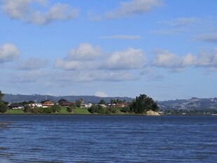 奥克兰海湾小镇风景