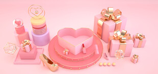 赛博舞台 科技展台 C4D 场