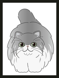 可爱猫咪插画