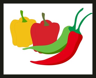 多彩辣椒图