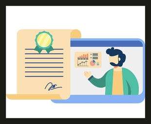 在线学习获证书场景