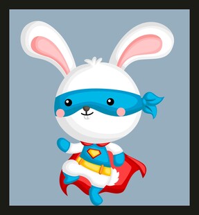 超级英雄小兔