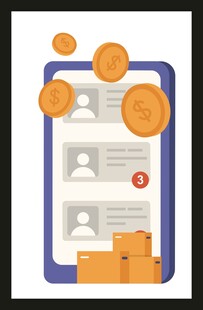 手机上的财富与社交界面