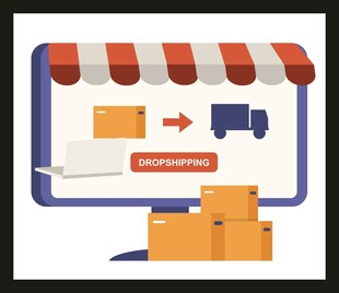 在线购物与包裹配送场景