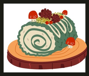 抹茶奶油蛋糕卷