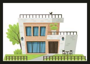 现代简约风格两层住宅