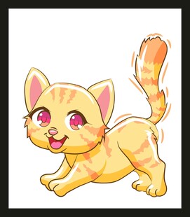 可爱小猫咪卡通形象