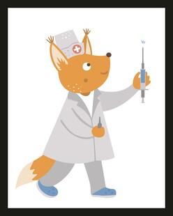 狐狸医生手持针筒