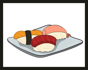 美味寿司拼盘