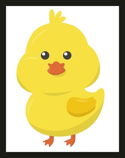 可爱小黄鸭卡通形象