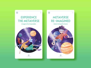 多样卡通人物场景插画图片