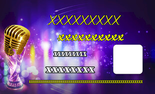 炫彩舞台麦克风背景图