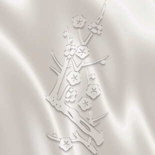 水晶梅花素材