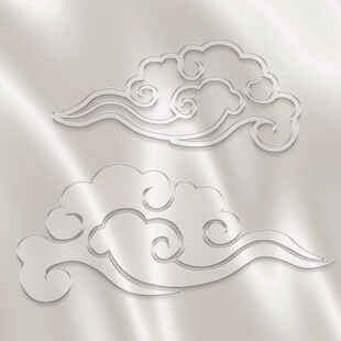 水晶祥云素材