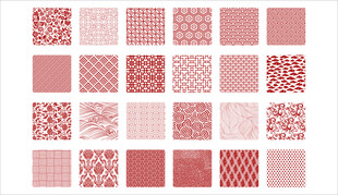 粉色系几何图案纹理集合