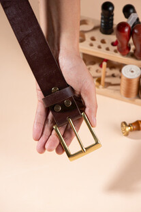 复古风皮带展示