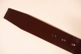 棕色皮带细节特写