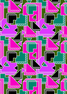 几何彩色图案背景设计