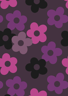 紫色系花卉图案背景