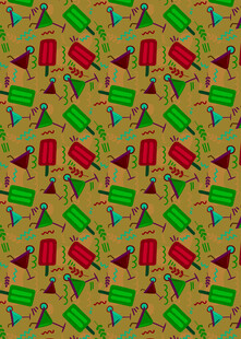 多彩几何图案背景纹理