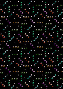 彩色点状几何图案背景