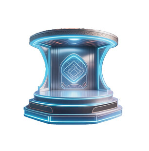 科幻风格能量基座