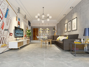 现代简约风客厅室内设计